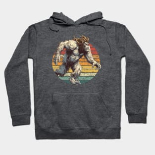 Retro Bigfoot Sasquatch Hoodie